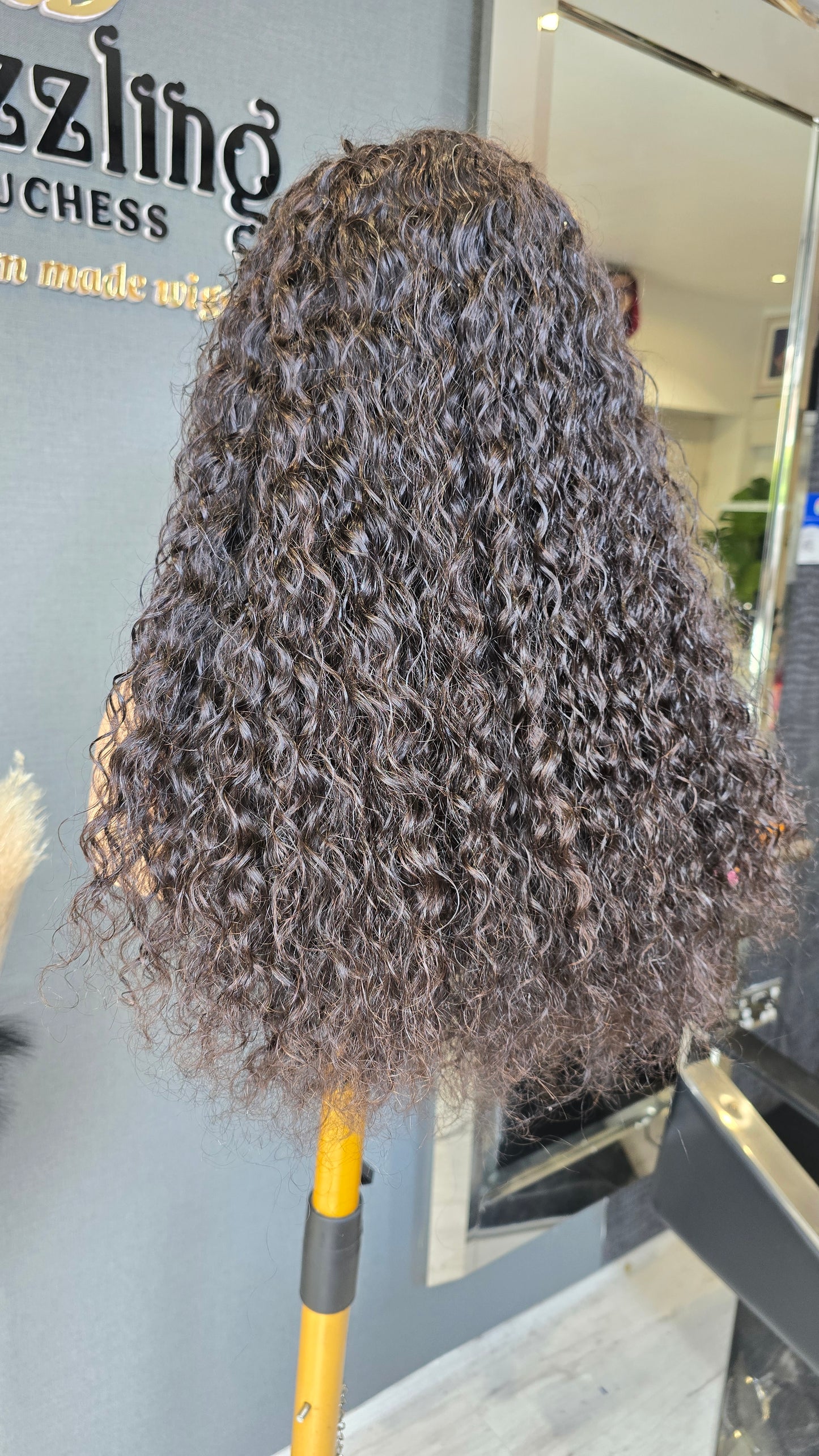 LETICIA 20" Raw Virgin Human Hair Col: Natural black