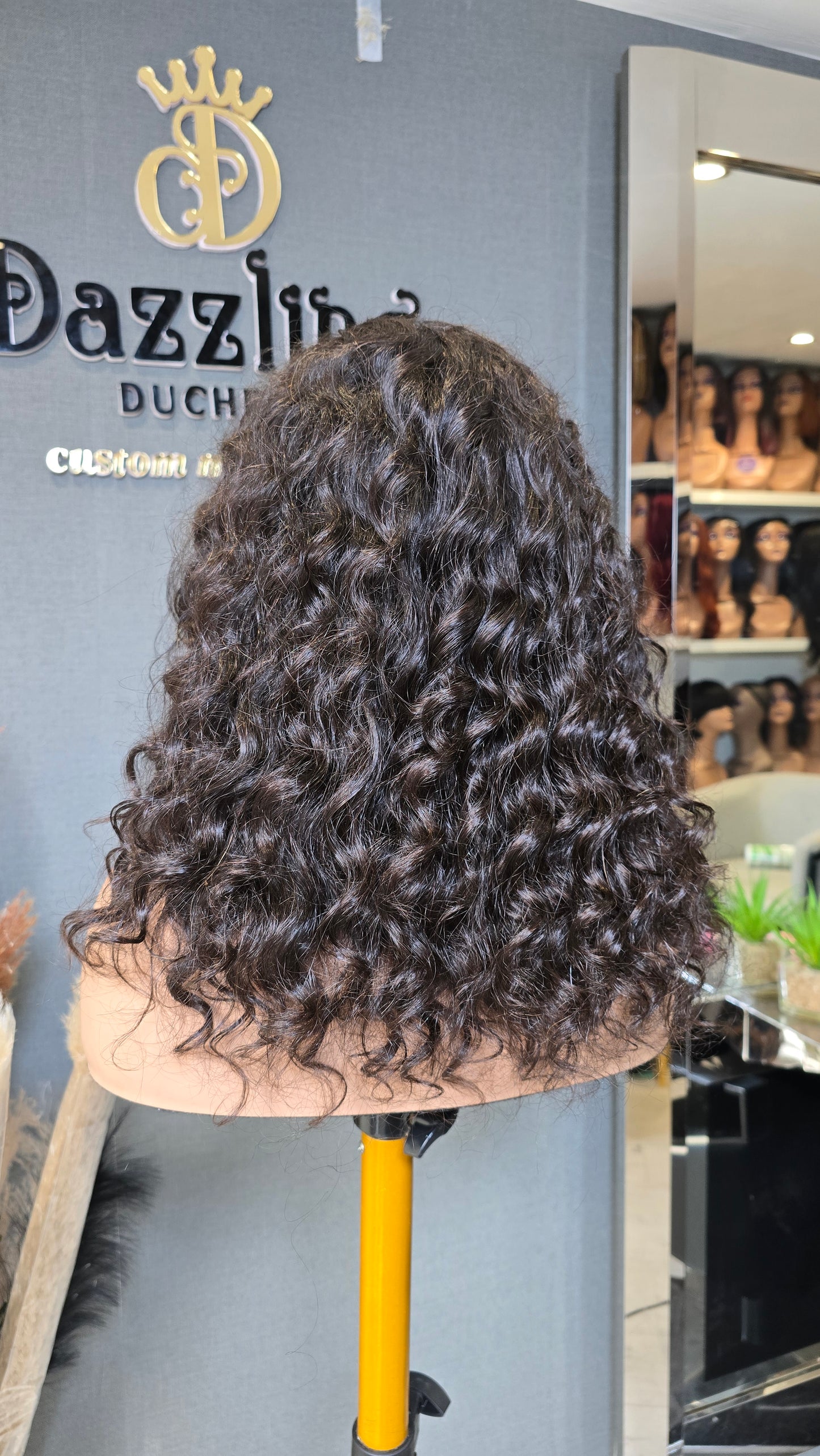 LUCIANA 12" Raw Virgin Human Hair Col: Natural black