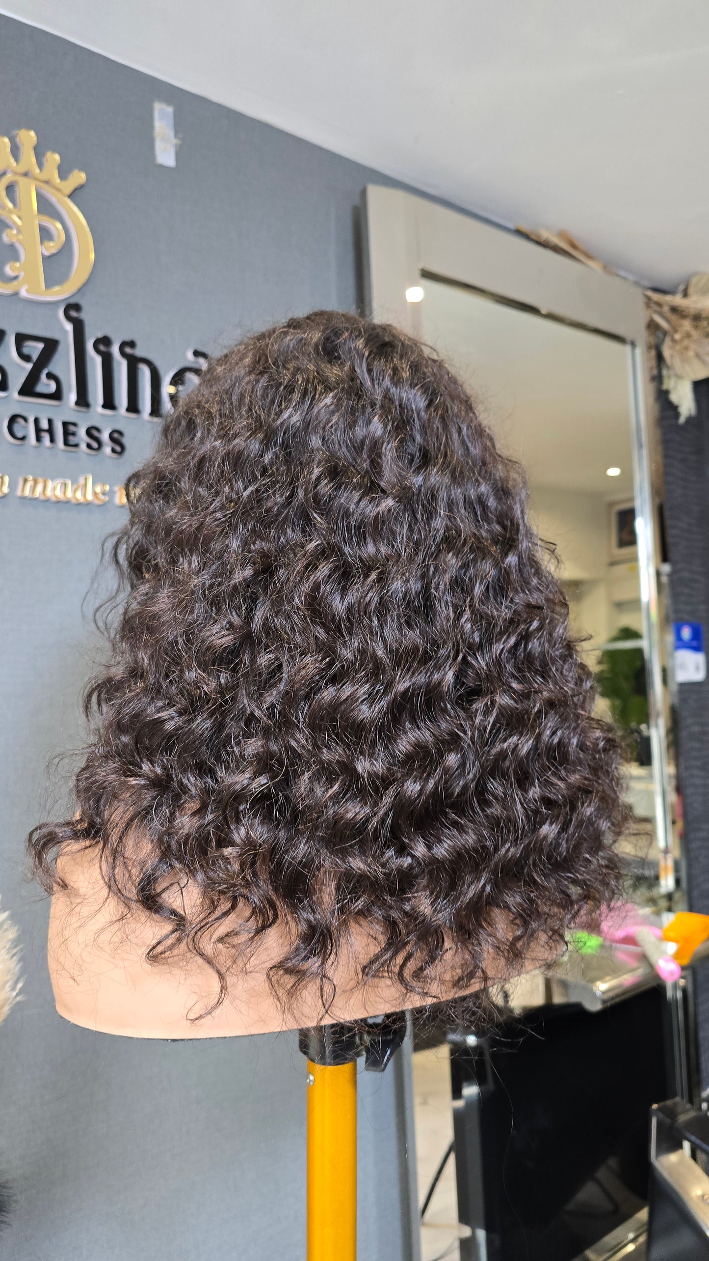 LUCIANA 12" Raw Virgin Human Hair Col: Natural black