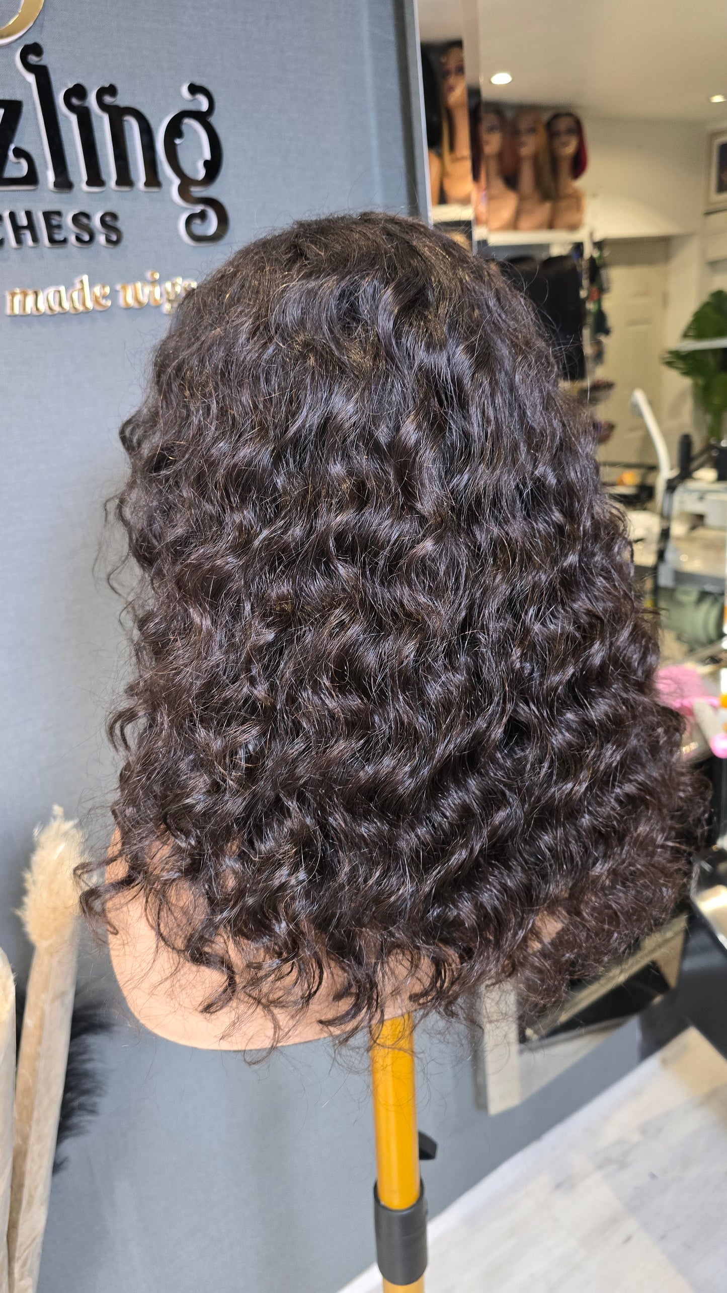 LUCIANA 12" Raw Virgin Human Hair Col: Natural black
