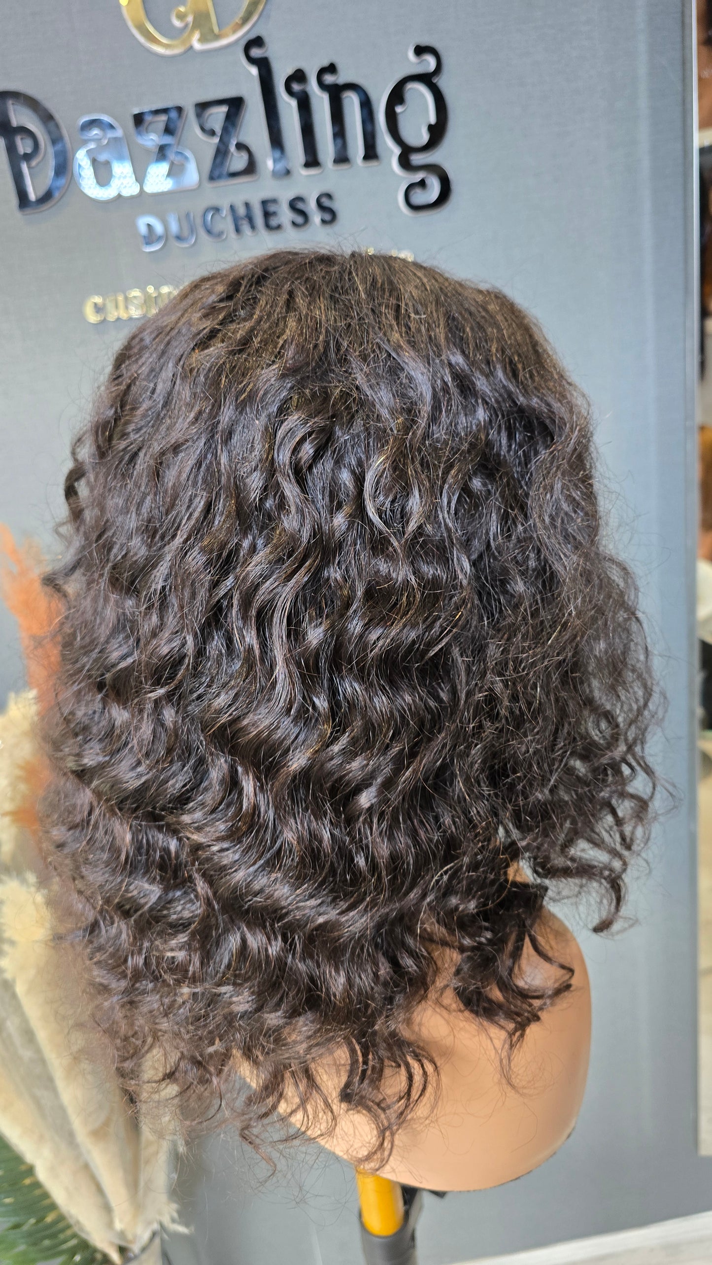 LUCIANA 12" Raw Virgin Human Hair Col: Natural black