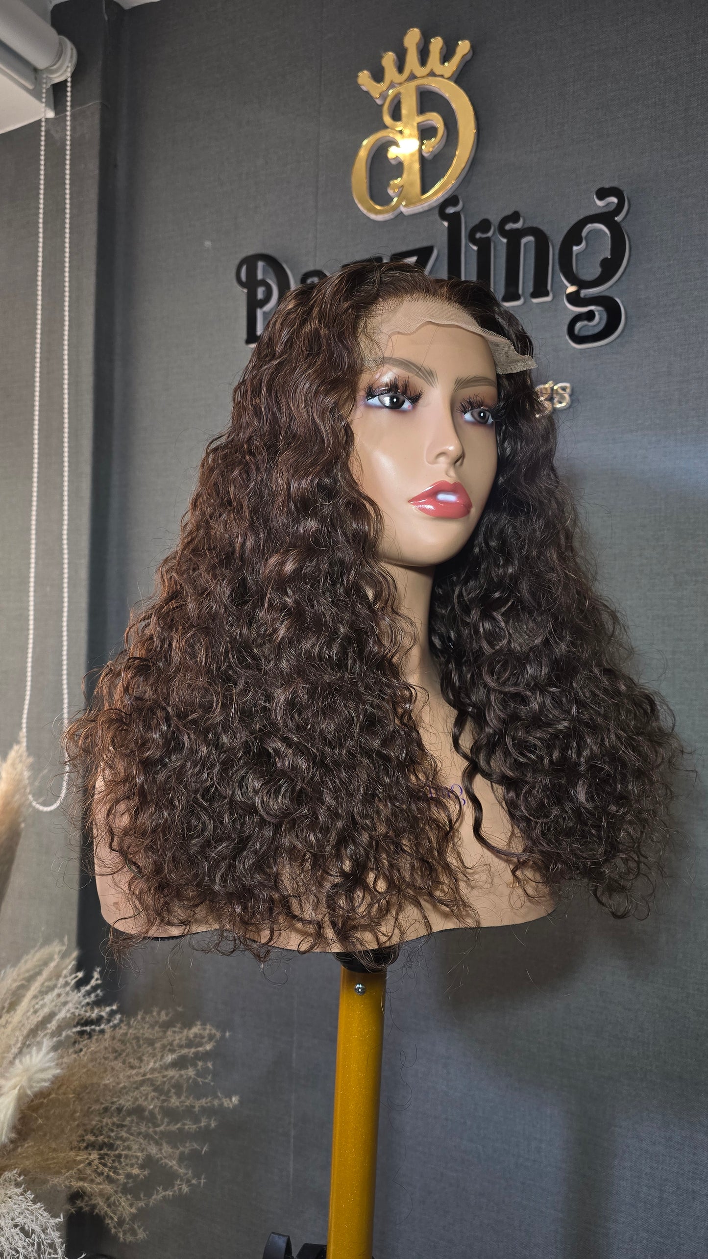 LETICIA 16" Raw Virgin Hair Col: Chestnut brown