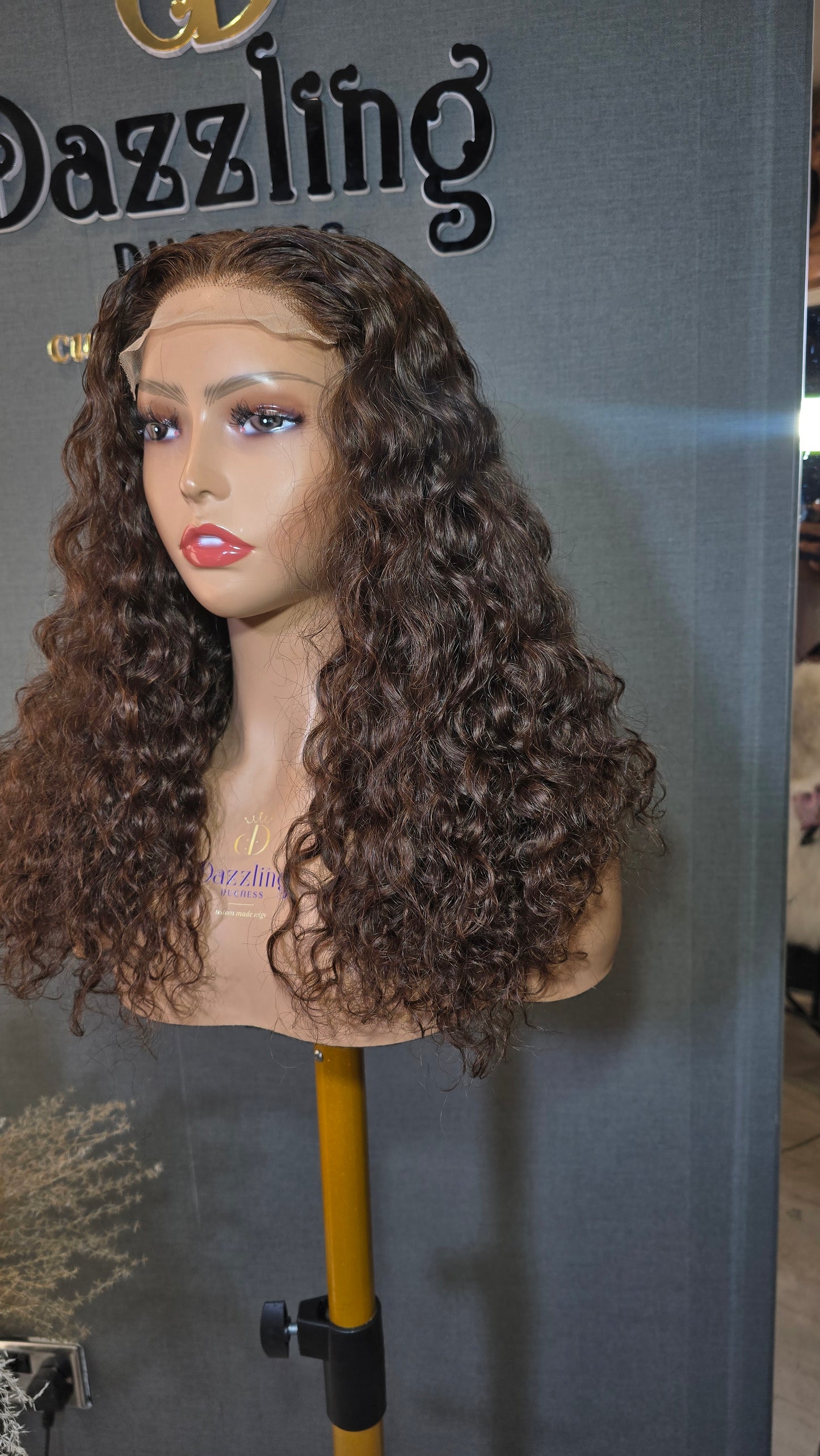 LETICIA 16" Raw Virgin Hair Col: Chestnut brown