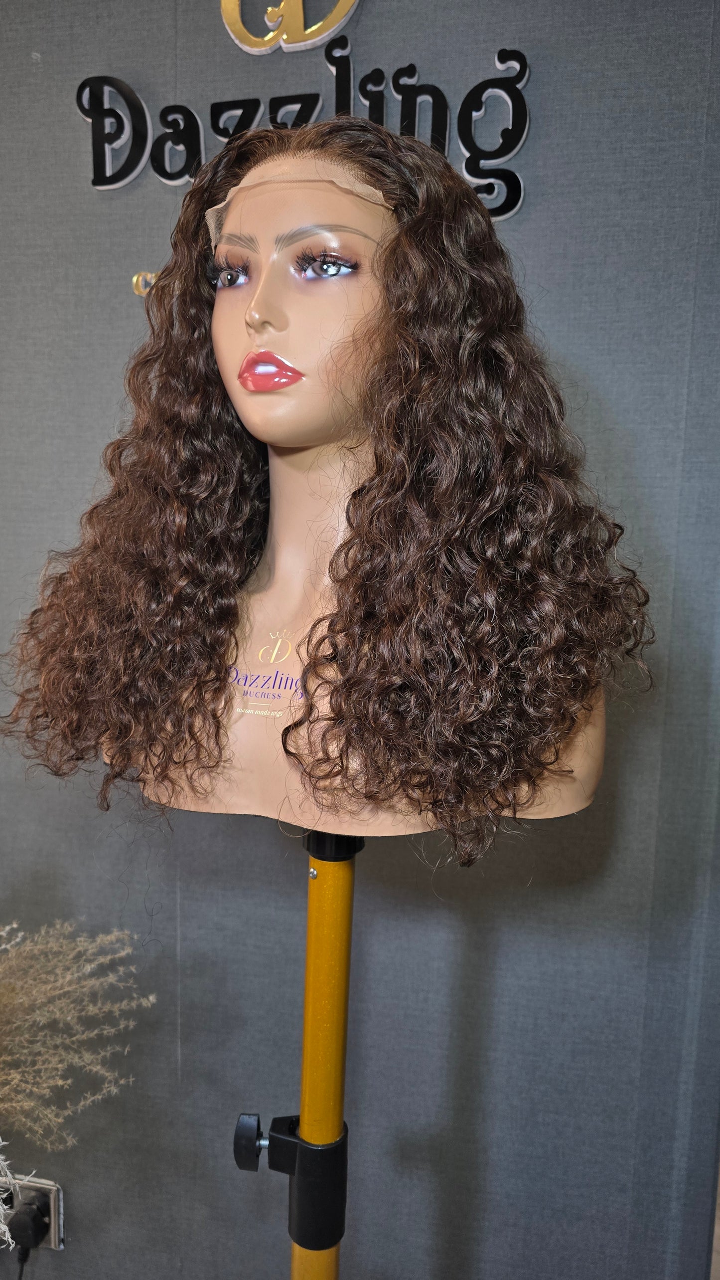 LETICIA 16" Raw Virgin Hair Col: Chestnut brown