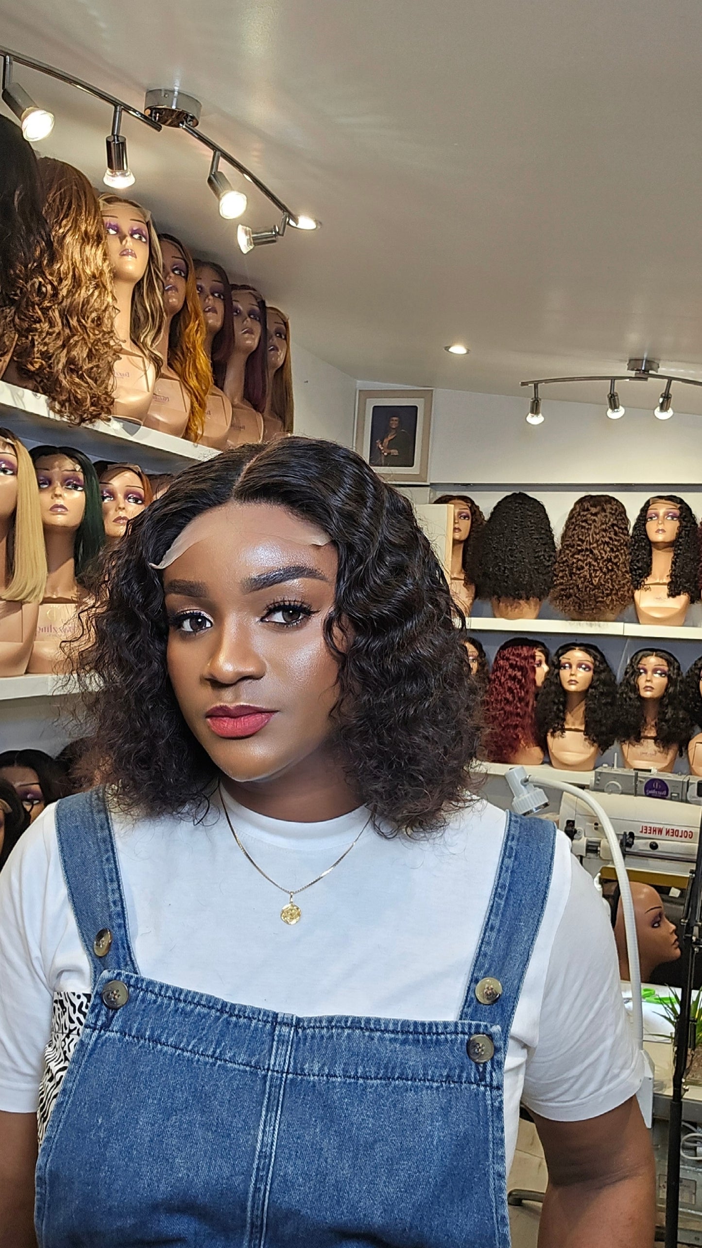 Leticia 10" Raw virgin hair Col: Natural black