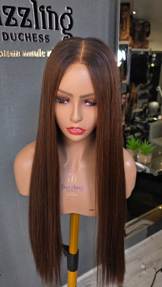 Winnie 24" (Bone straight) Col: Chestnut brown