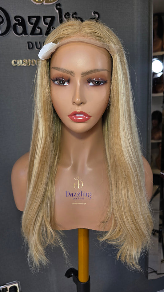 Monalisa 16" Raw Virgin hair Col: mixed blonde