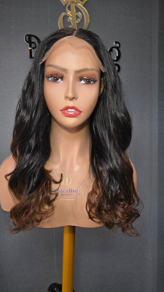 Lina 14" Raw Vietnamese hair Col: brown tip