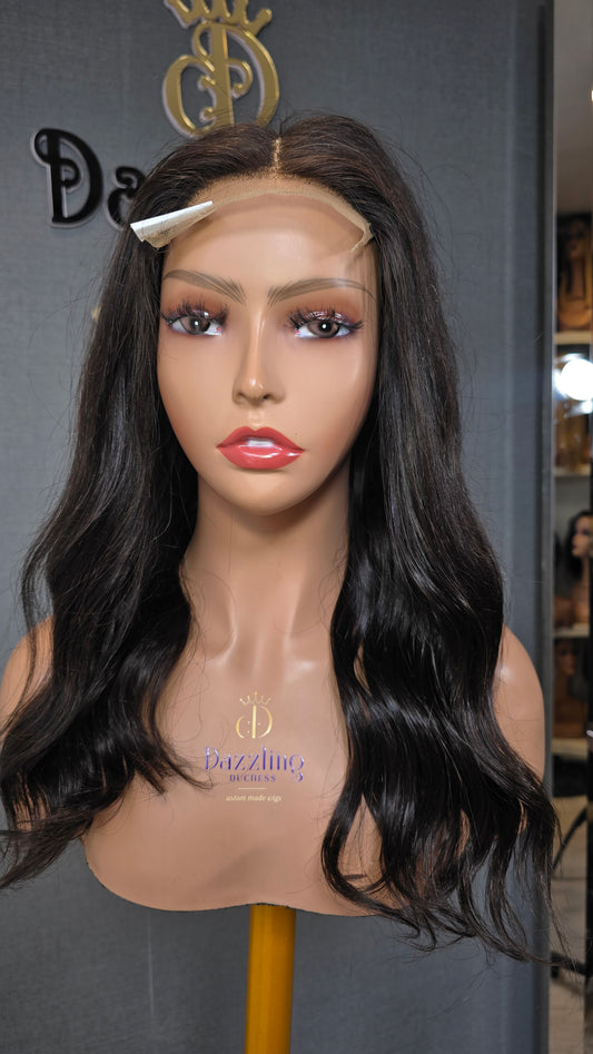 Monalisa 14" Raw Virgin hair Col: natural black
