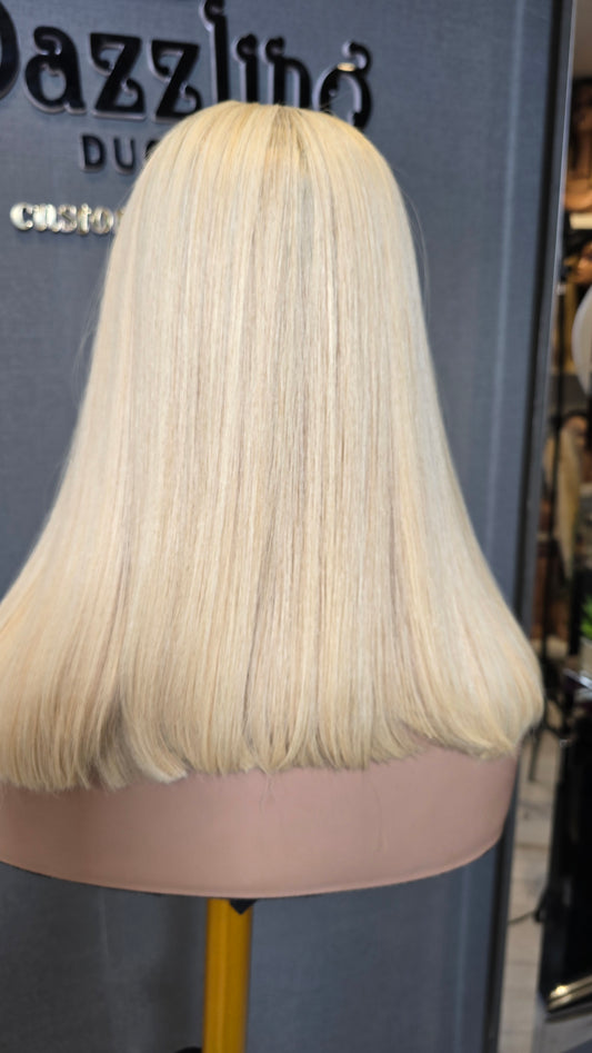 KAYCEE 14" Vietnamese raw human hair Col: 613 blonde