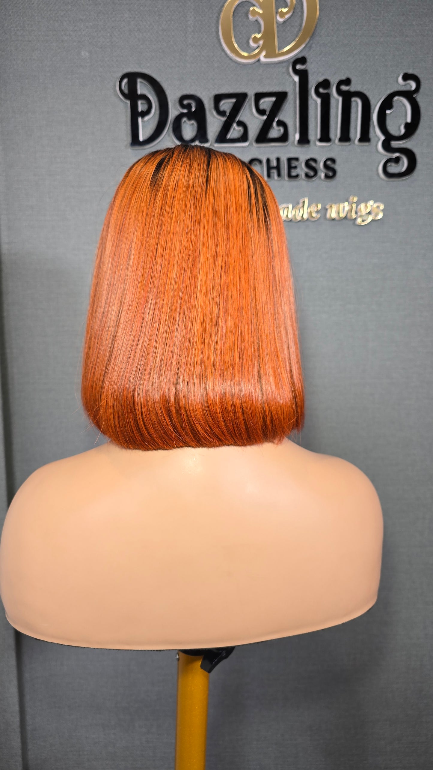 Kaycee 10" Vietnamese Raw human hair Col: 1b/copper