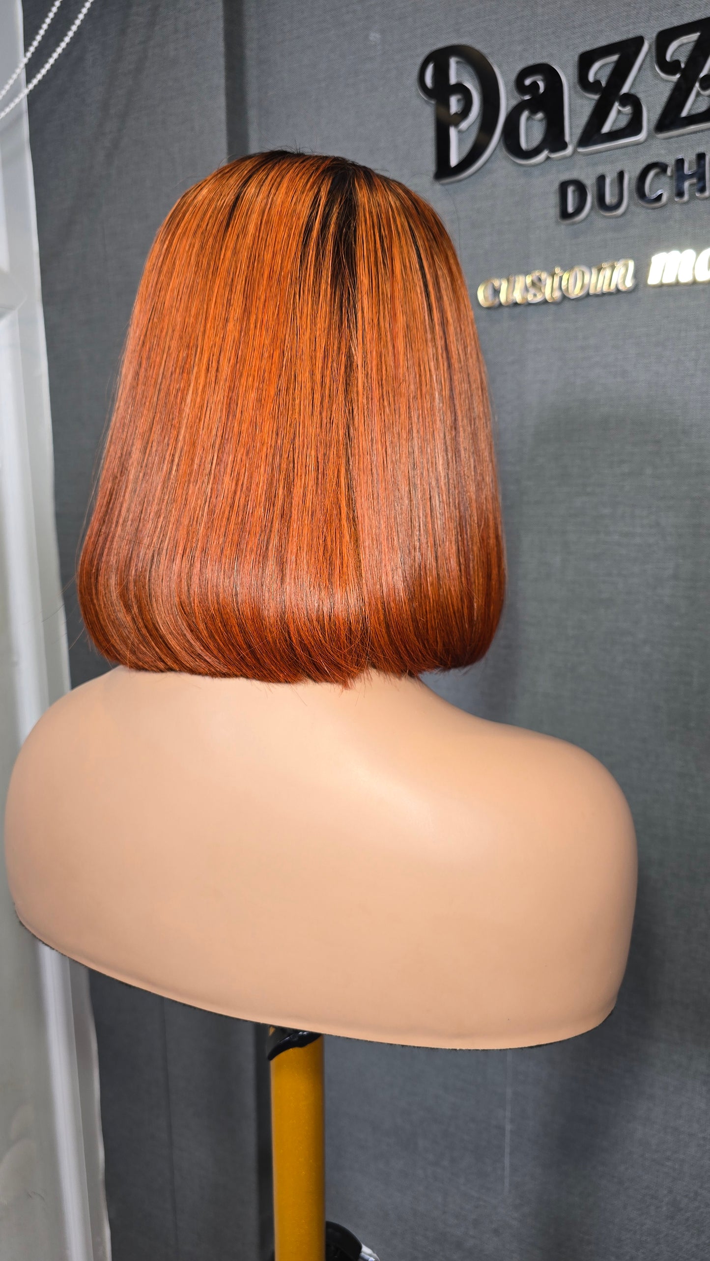 Kaycee 10" Vietnamese Raw human hair Col: 1b/copper