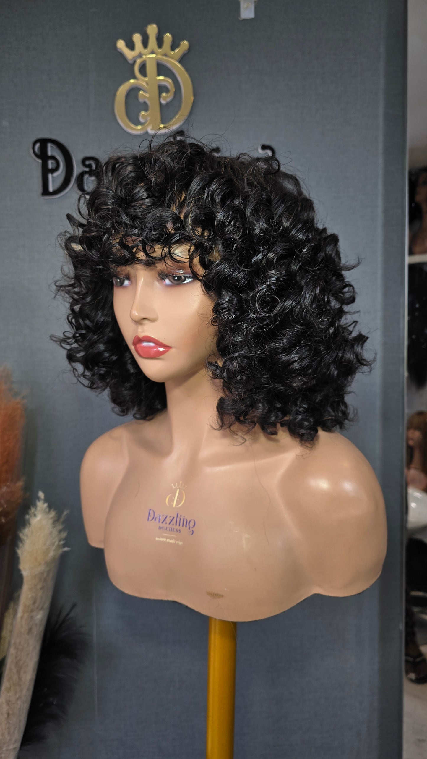 Ruby 8" Raw virgin human hair Col: Natural black