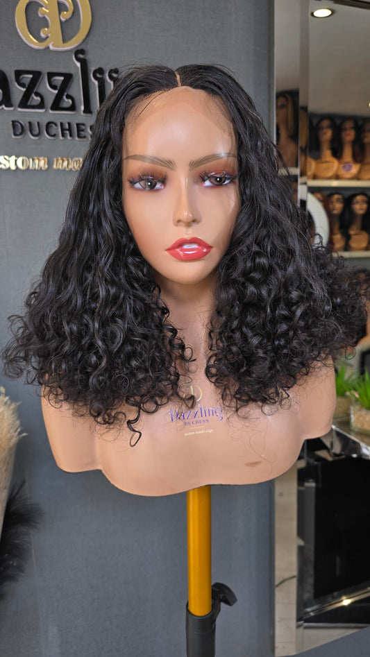 Camila 14" Vietnamese raw human hair Col: Natural black