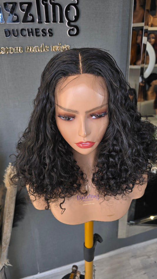 Camila 14" Vietnamese raw human hair Col: Natural black
