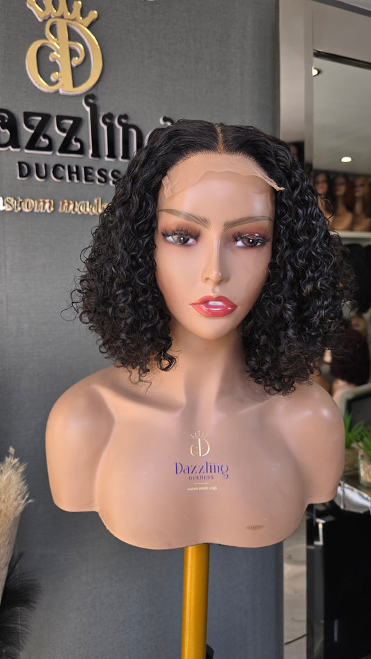 POATIA 10" Raw Virgin human hair Col: Natural black