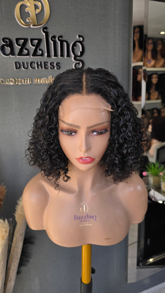 POATIA 10" Raw Virgin human hair Col: Natural black