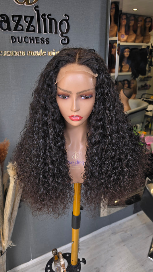 LETICIA 20" Raw Virgin Human Hair  Col: Natural black