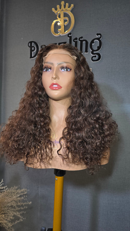LETICIA 16" Raw Virgin Hair Col: Chestnut brown