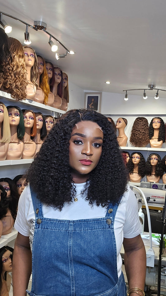 Poatia 14" Raw virgin hair Col: natural black